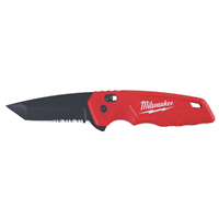Cuchilla Plegable Hoja Negra Dentada Milwaukee