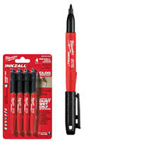 Marcador Negro 4 Unidades Milwaukee