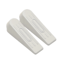 Tope Pvc Puerta Blanco 2 Unidades