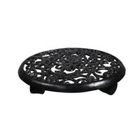 Base Metal Maceta Con Rodines 30.48 cm