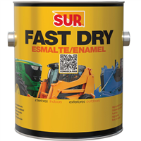 Pintura Esmalte Fast Dry Azul Galon Sur