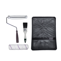 Bandeja Rodillo con Felpa Brocha 9" Pintor 4 Piezas