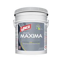 Pintura Maxima Latex Mate Blanco Cubeta Lanco