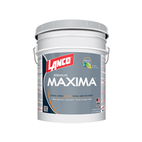 Pintura Maxima Latex Satinada Cubeta Blanco Lanco