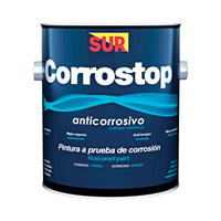 Pintura Anticorrosiva Corrostop Negro Galon Sur