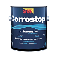 Pintura Anticorrosiva Corrostop Rojo Oxido Galon Sur