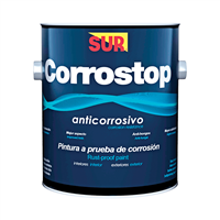 Pintura Anticorrosiva Corrostop Rojo Teja Cuarto Sur