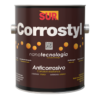 Pintura Anticorrosiva Corrostyl Mate Cafe Cuarto Sur