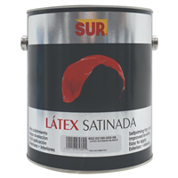 Pintura Latex Satinado Blanco Galon Sur