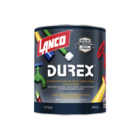 El Lagar: Ferreteria y materiales para construccion: PINTURAS: Pintura Anticorrosiva Durex Mate Negro Cuarto Lanco