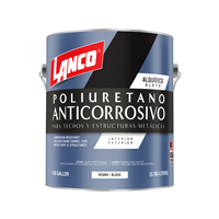 Pintura Anticorrosiva Poliuretano Negro Cuarto Lanco