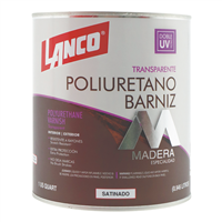 Barniz Poliuretano Satinado Cuarto Lanco