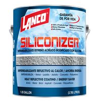 Pintura Impermeabilizante Siliconizer Blanco Galon Lanco