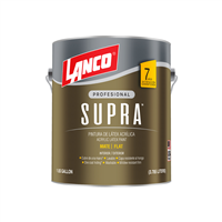 Pintura Supra Latex Mate Blanco Galon Lanco