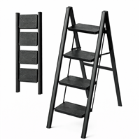 Escalera Plegable 4 Peldaños 125 Kg