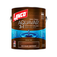 Barniz Aquavar Nuez Oscuro Galon Lanco