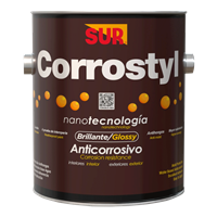 Pintura Anticorrosiva Corrostyl Brillante Rojo Oxi Galon Sur