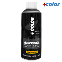 Spray Negro Mate + Color