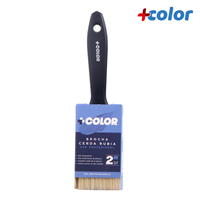 Brocha Profesional 2" Cerda Rubia + Color