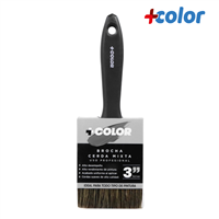 Brocha Profesional 3" Cerda Gris + Color