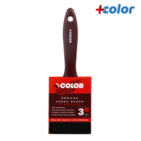 Brocha Profesional 3" Cerda Negra + Color