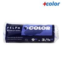 Felpa Microfibra 9 x 3/4" + Color