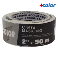 Masking Tape Blanco 2" x 50 m + Color