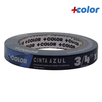 Masking Tape Azul 3/4" x 50 m + Color