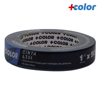 Masking Tape Azul 1" x 50 m + Color
