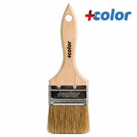 Brocha Economica Mango Madera 2 1/2" + Color