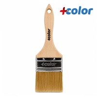 Brocha Economica Mango Madera 3" + Color