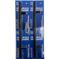 Tiradera Negra 160 mm 2 Unidades Decosteel
