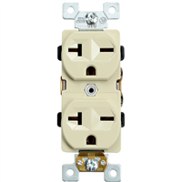 Toma Corriente Doble Marfil 220 V Empotrar Polar 15A Eagle