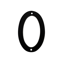Numero Casa 4" 0 Negro Best Value
