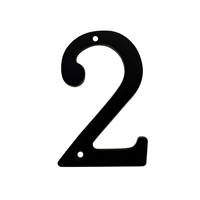 Numero Casa 4" 2 Negro Best Value