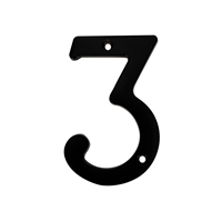 Numero Casa 4" 3 Negro Best Value