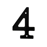 Numero Casa 4" 4 Negro Best Value