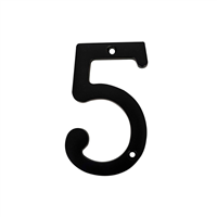 Numero Casa 4" 5 Negro Best Value