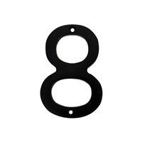 Numero Casa 4" 8 Negro Best Value