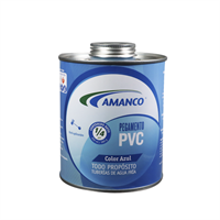 Pegamento Pvc Uso General Azul 1/4 Brochin Amanco