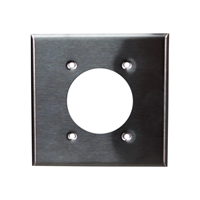 Placa Cuadrada Toma 220 V Metalica Eagle