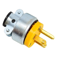 Enchufe 110 V 15A Redondo Polarizado Metalico Eagle