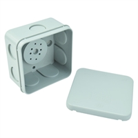 Caja Estanca Marcada 7 Entradas 80 X 80 X 50 mm Eagle
