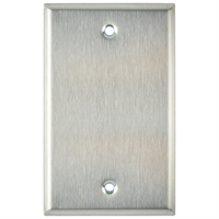 Placa Ciega Rectangular Metalica Eagle