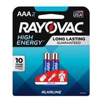 Bateria Alcalina AAA 2 Unidades Rayovac