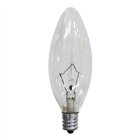 Bombillo Torpedo E-12 25W Claro Incandescente