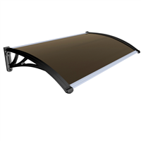 Alero Cafe 120 X 100 cm Soporte Negro