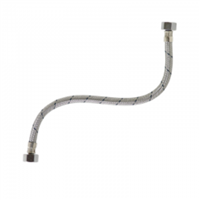 Tubo Abasto Lavatorio Metal 1/2 X 1/2" X 55 cm Coflex
