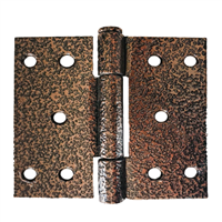 Bisagra 3 3/4 x 3" Soldable T5 Bronce Gofrado Grossor