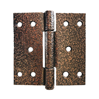 Bisagra 4 x 4" Soldable Bronce Gofrado Grossor